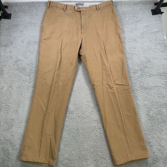 Peter Millar Other - Peter Millar Pants Mens 40x33 Brown Chino Casual‎ Straight Leg Cotton